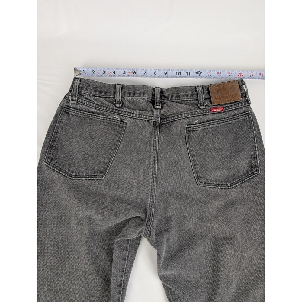 Men's 32x30 Wrangler Jeans 99902BK Gray Made in USA Cowboy Western Vintage
